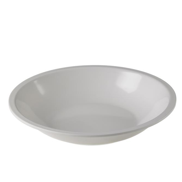 Leone Plate Melamine Deep Ø21X4 White