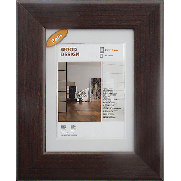Paris Photo Frame Dark-Brown 13x18 cm